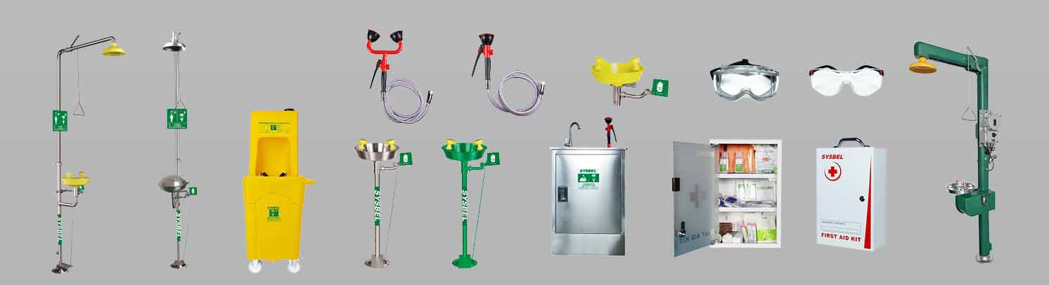 Emergency Safety Equipment (Eyewash & Safety Showers) Emergency Safety Equipment (Eyewash & Safety Showers)