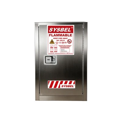 کابینت نگهداری مایعات قابل اشتعال استیل 12 گال|WA810120Gy|SYSBEL