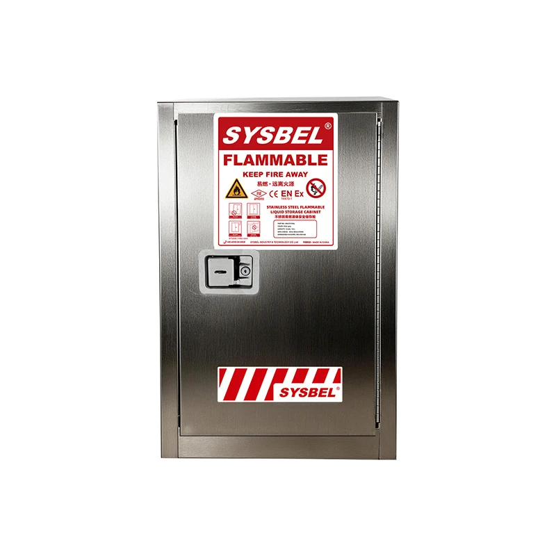 کابینت نگهداری مایعات قابل اشتعال استیل 12 گال|WA810120Gy|SYSBEL